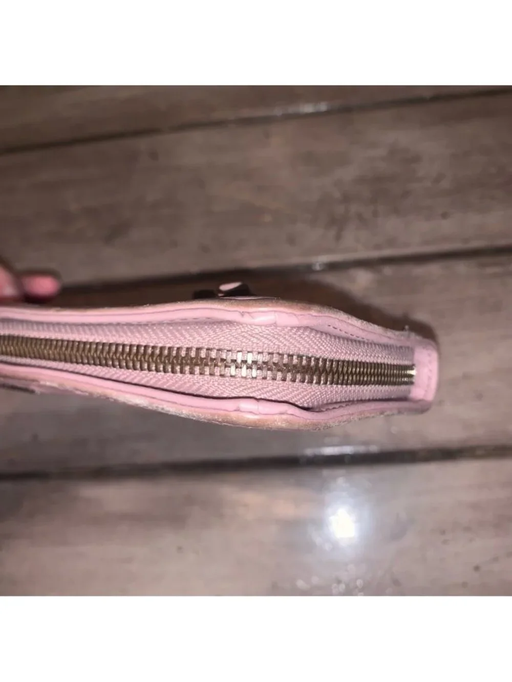 Ted baker pink leather wallet